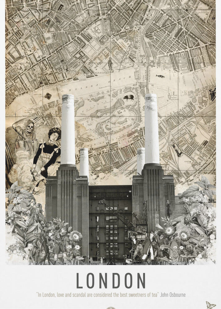 Londres Battersea (City Breaks) | Tableaux sur Toile