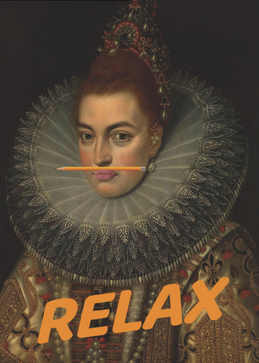 Relax Altered Oil Painting | Poster