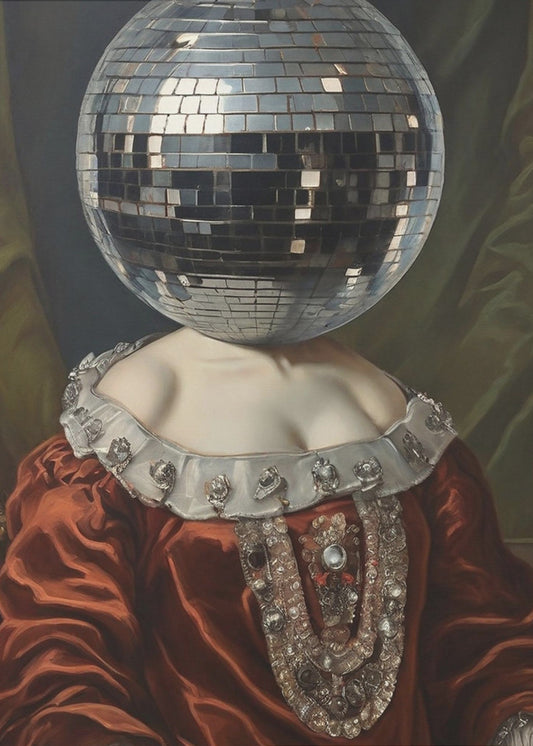 Antike Discokugel | Poster