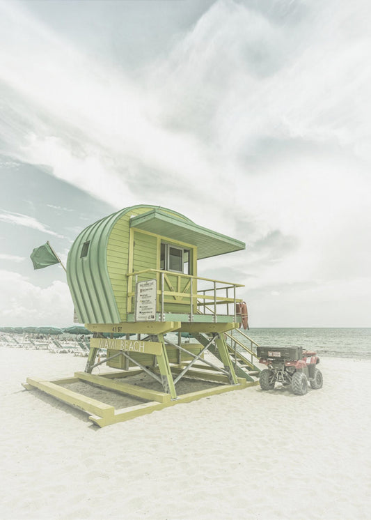 Vintage Florida -tunnelmaa Miami Beachillä | Canvastaulut