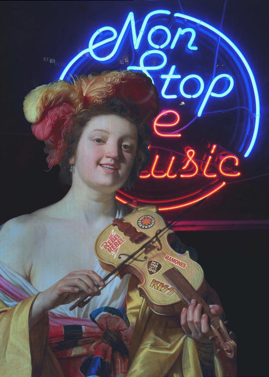 La musica non si ferma mai | Poster - Stampe d’Arte