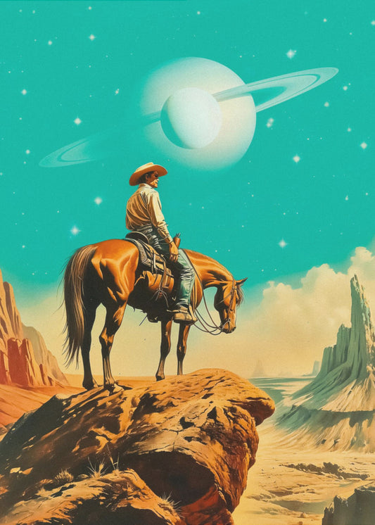 En västerländsk astronaut | Canvas