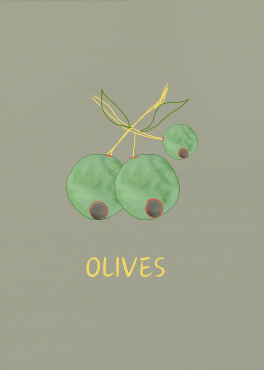 Olives in Green | Poster
