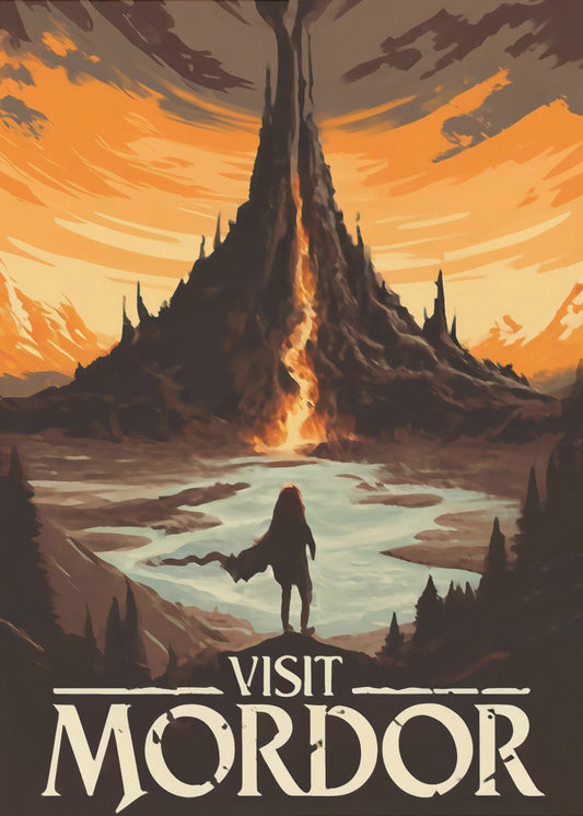 Visita Mordor | Stampe su Tela
