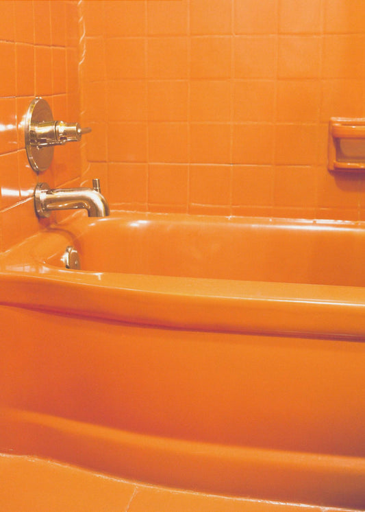 Orange badkar | Canvas