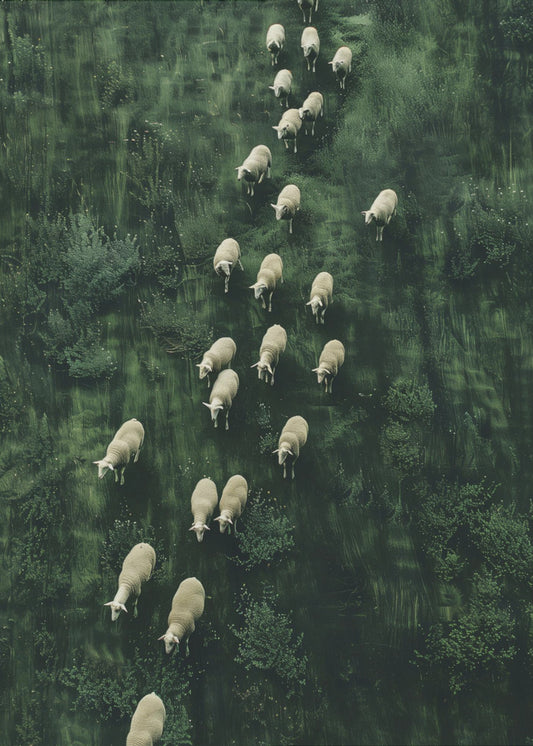 Sheep&#039;s Journey Home | Canvas
