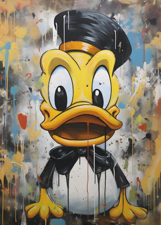 Anatra di Street Art | Stampe su Tela