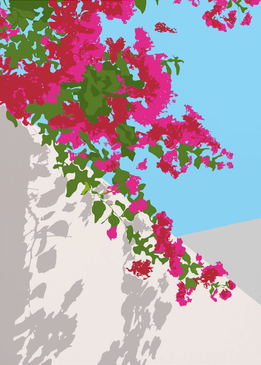 Fleur de bougainvillier | Tableaux sur Toile