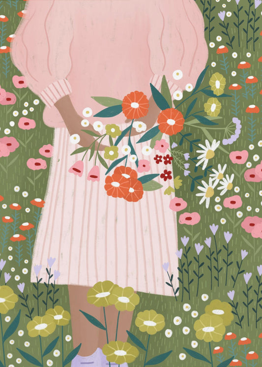 Blossoms in Hand | Poster