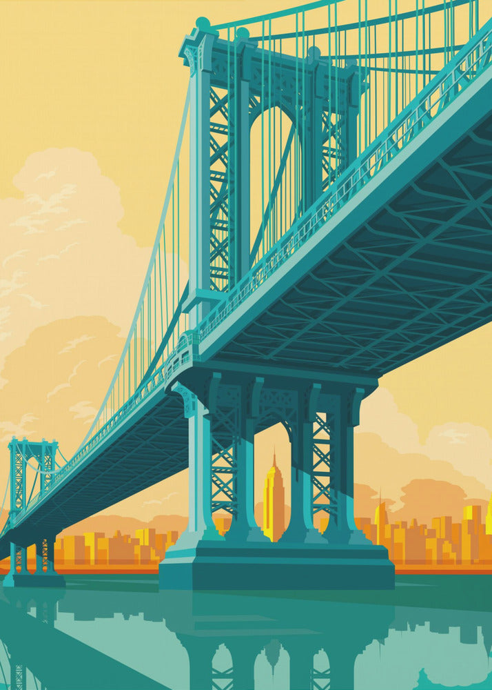 New Yorkin Manhattanin silta | Canvastaulut