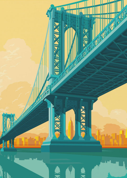 New Yorkin Manhattanin silta | Canvastaulut