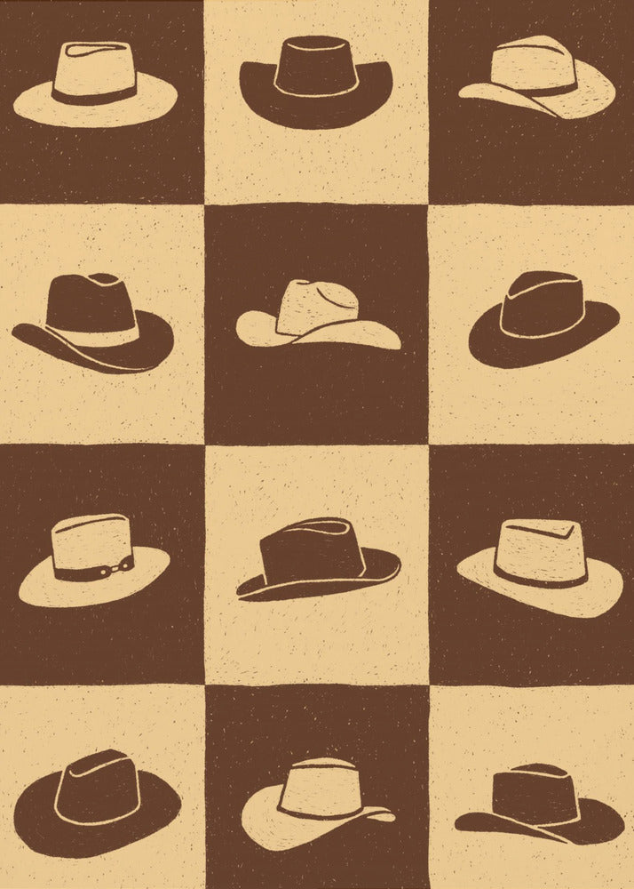 Cowboy-shakkilauta | Canvastaulut