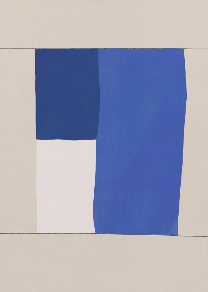 Minimal midcentury geometric block | Poster
