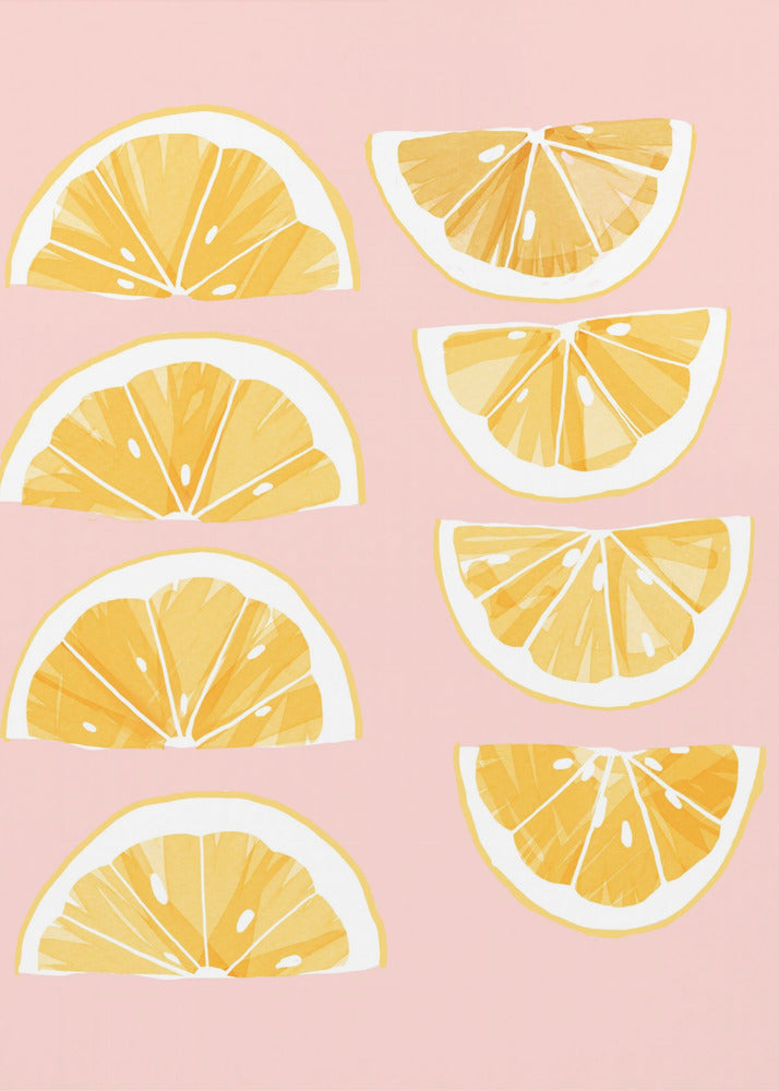 Skivade citroner | Poster