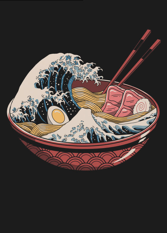 Great Ramen Wave | Poster