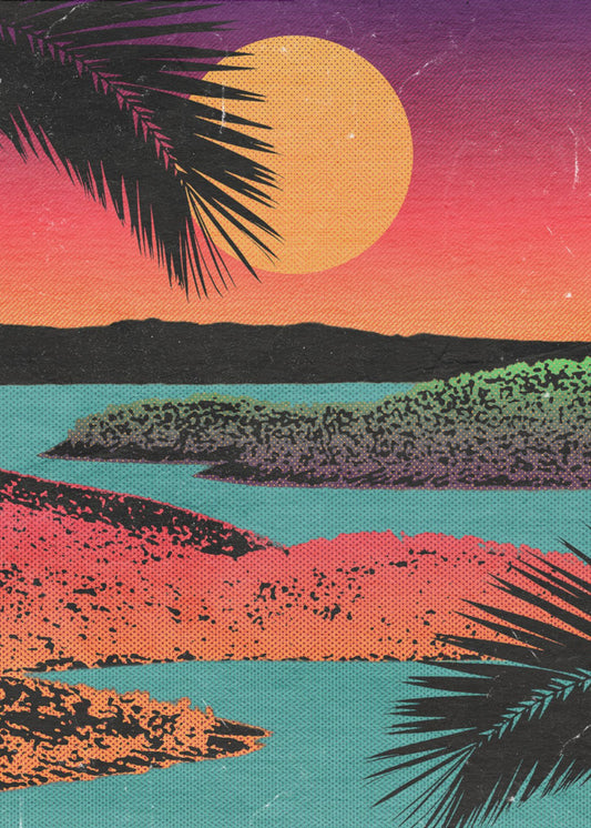 Retro Sunset | Poster