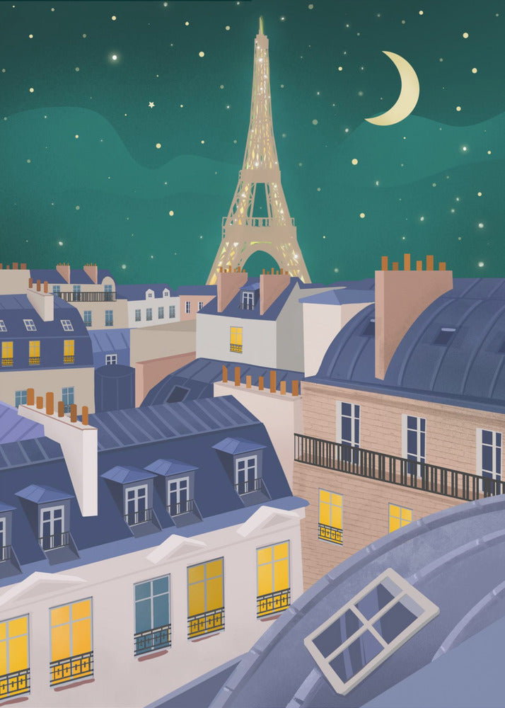 Paris bei Nacht | Leinwand-Bilder
