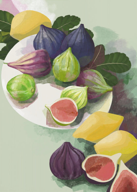Figs and lemons | Poster