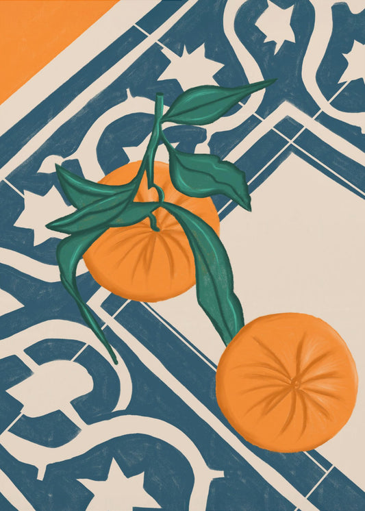 SUMMER MANDARINS | Poster