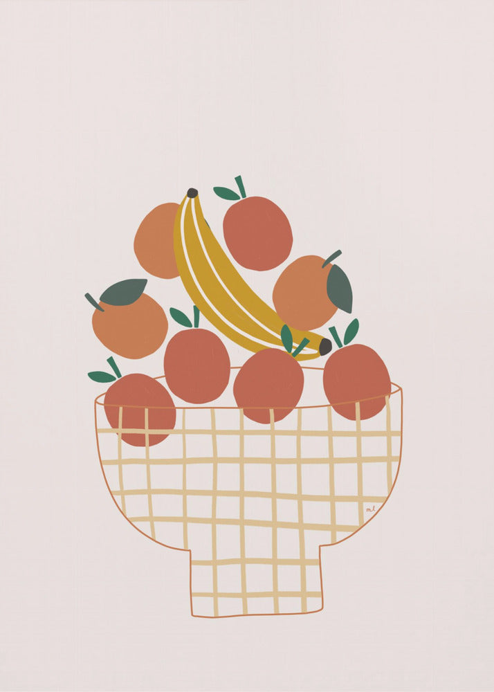 Färgglad fruktskål | Canvas