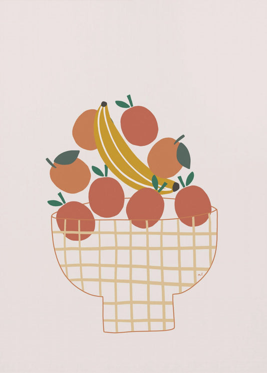 Färgglad fruktskål | Canvas