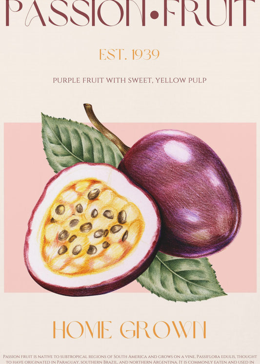 Livfull passionsfrukt | Poster