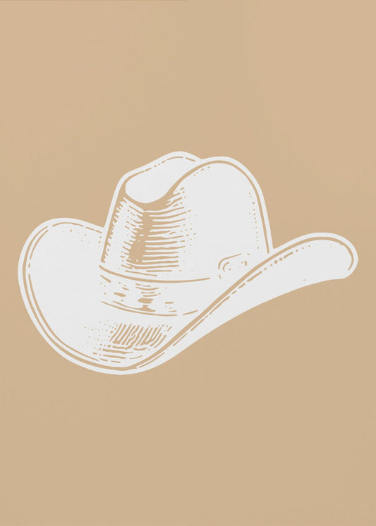 Neutraali cowboy-hattu | Canvastaulut