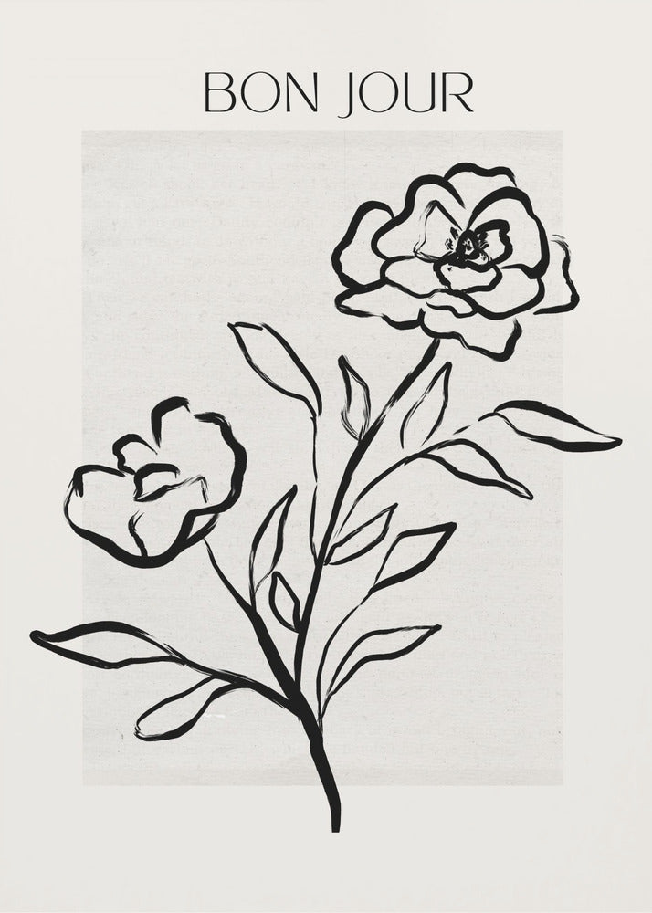 Bonjour Blooms | Poster