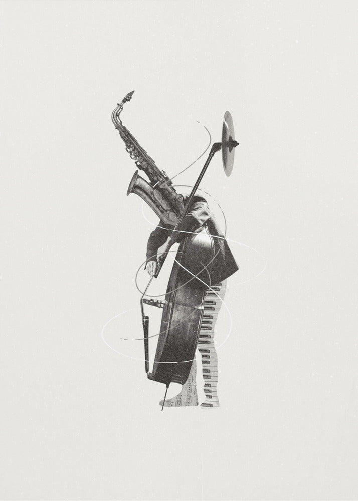 Musician With A Saxophone | Canvas