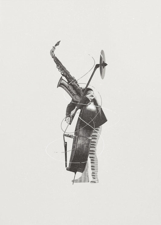 Musician With A Saxophone | Canvas