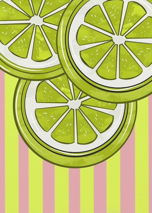Limonka na różu | Plakaty - Wydruki Artystyczne