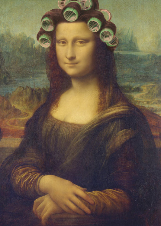 Mona Lisa -  the Curly Girly Edition | Poster