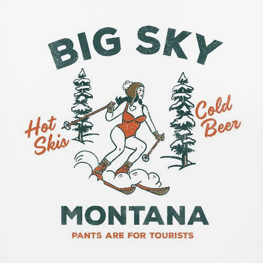 Ski Big Sky Montana: Broeken zijn voor toeristen | Canvasprints